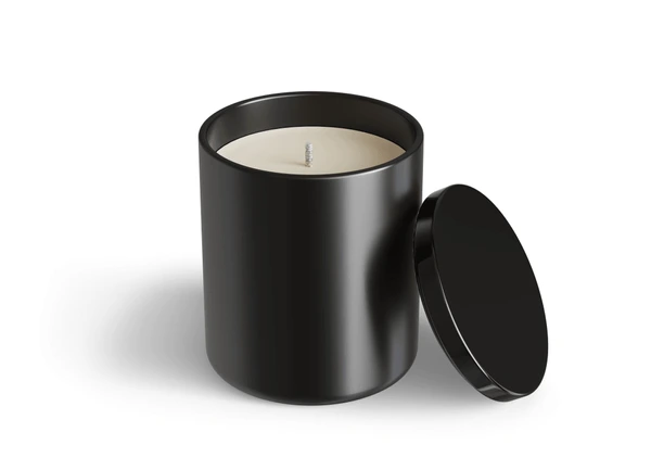 Premium Black Glass Candle β Night Queen Scented Soy Wax Jar Candle | 350g